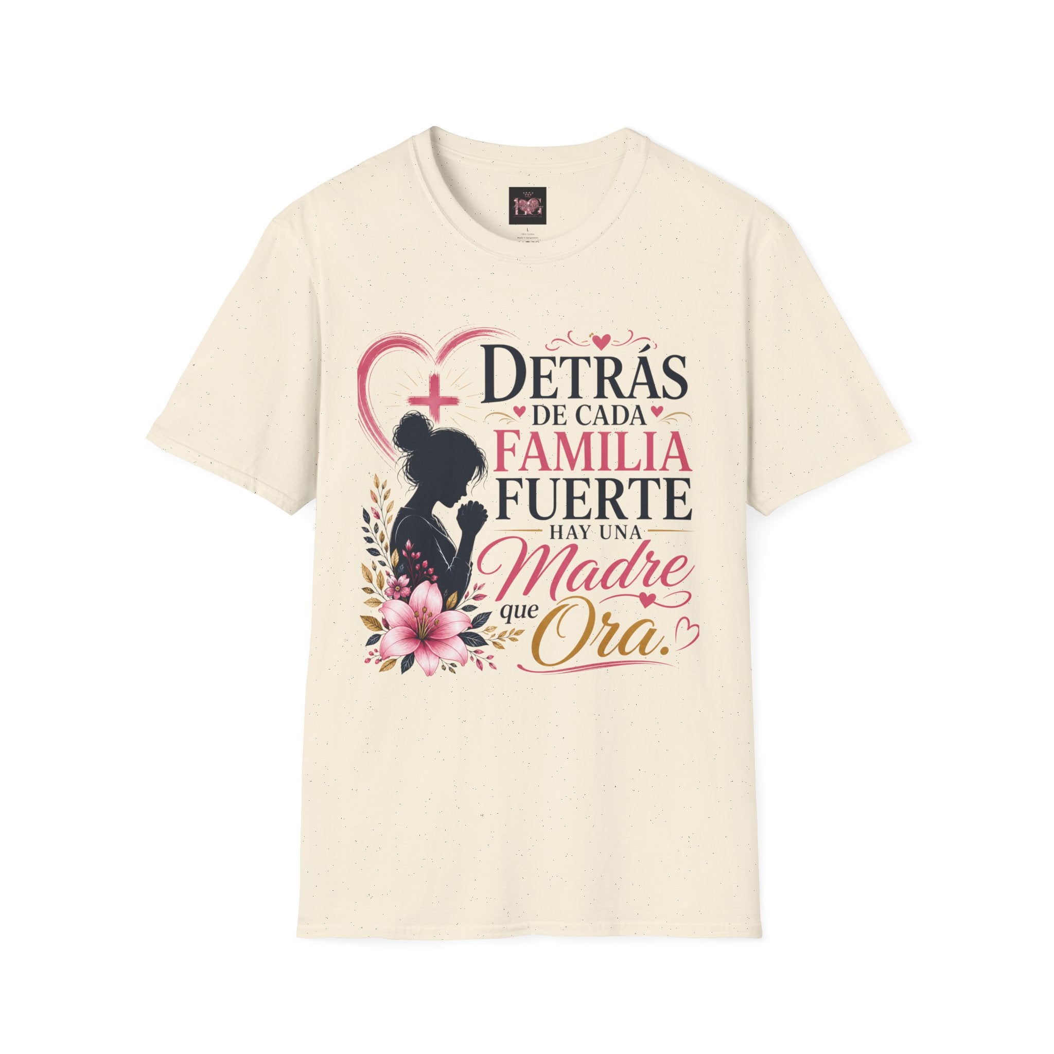 T-Shirt — Spanish ‘Madre que Ora’ Family Faith Prayer Design