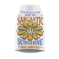 Pencil Skirt — "Your Little Ray of Sarcastic Sunshine" Floral Graphic