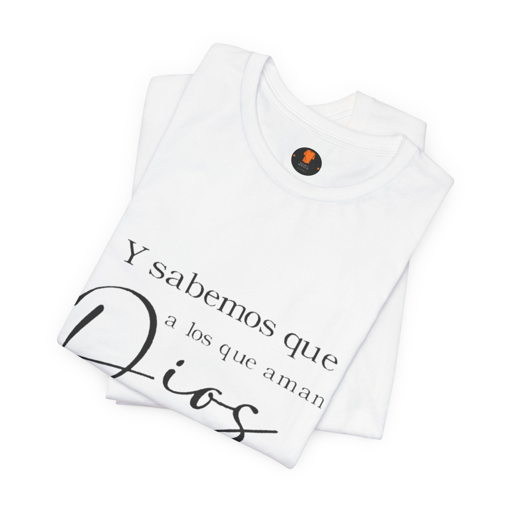 Christian Tee - Spanish Verse "Dios" Shirt (Romanos 8:28)